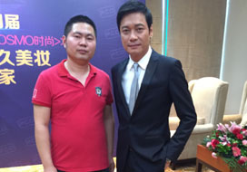 广州百达与明星合影