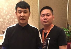 广州百达与明星合影