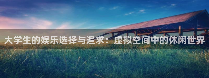 百达娱乐：大学生的娱乐选择与追求：虚拟空间中的休闲世界